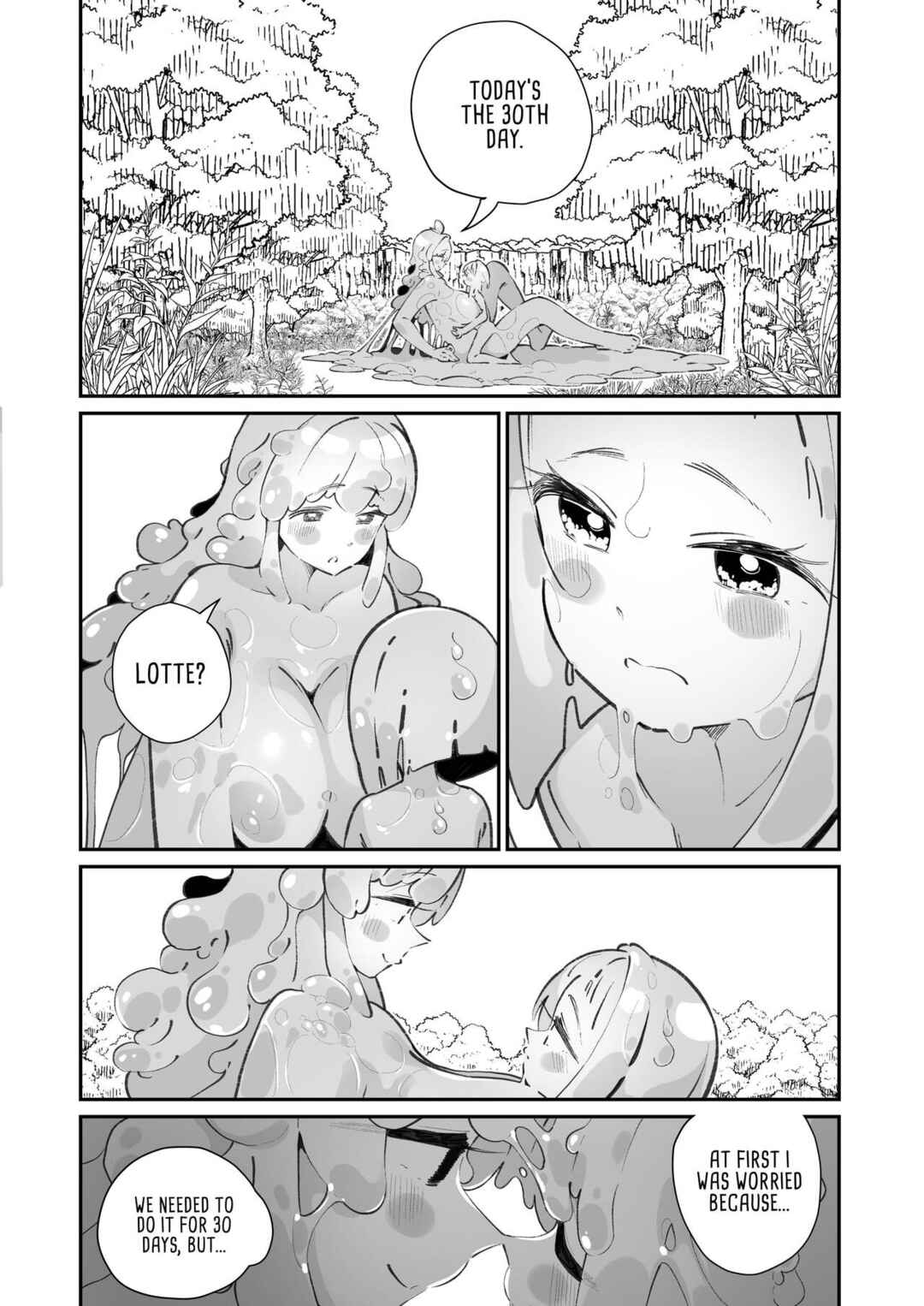 Page 72 Chapter Unknown_d379 Kairoudouketsu no Chigiri Slime Musume to Ichaicha Nurunuru Yuri Ecchi shite Slime-ka suru Loli Mahoutsukai