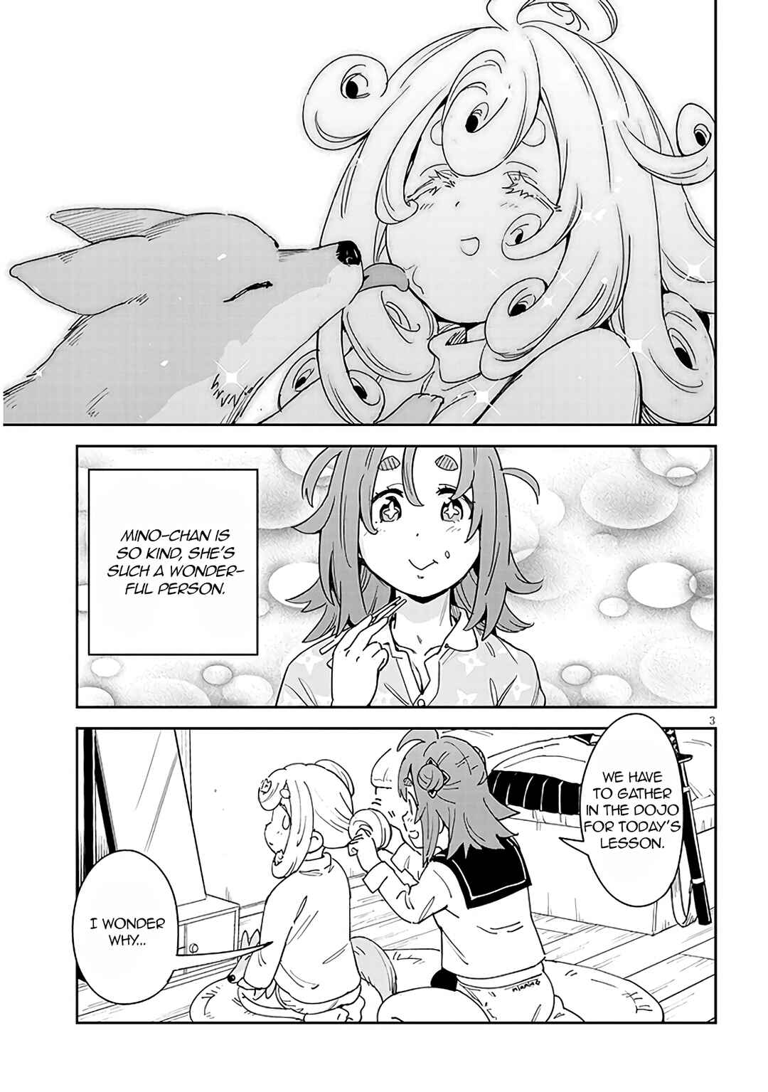 Page 4 Chapter 3 Kunoichi Momoka Tabegoro desu?