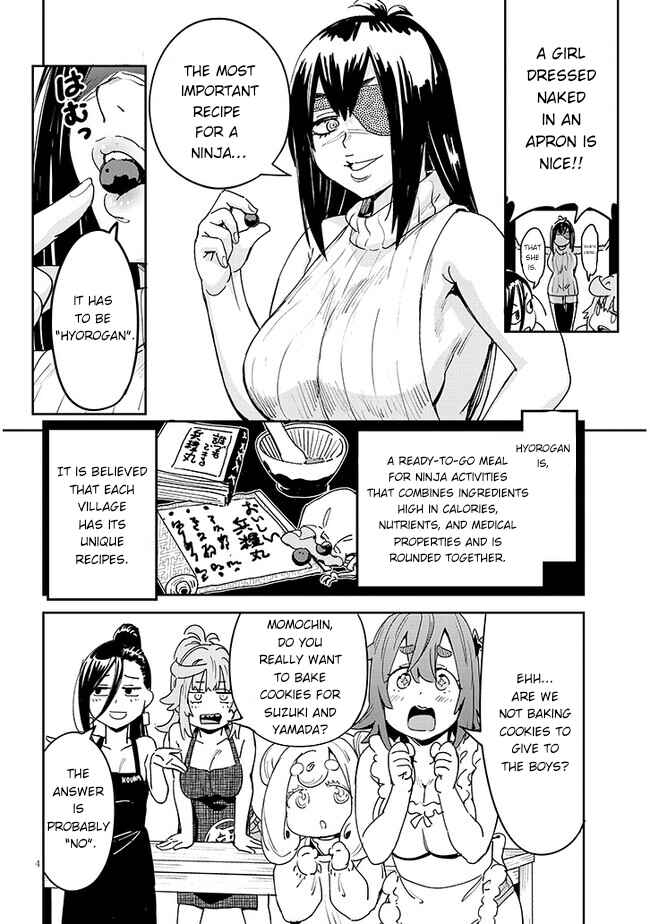 Page 5 Chapter 4 Kunoichi Momoka Tabegoro desu?