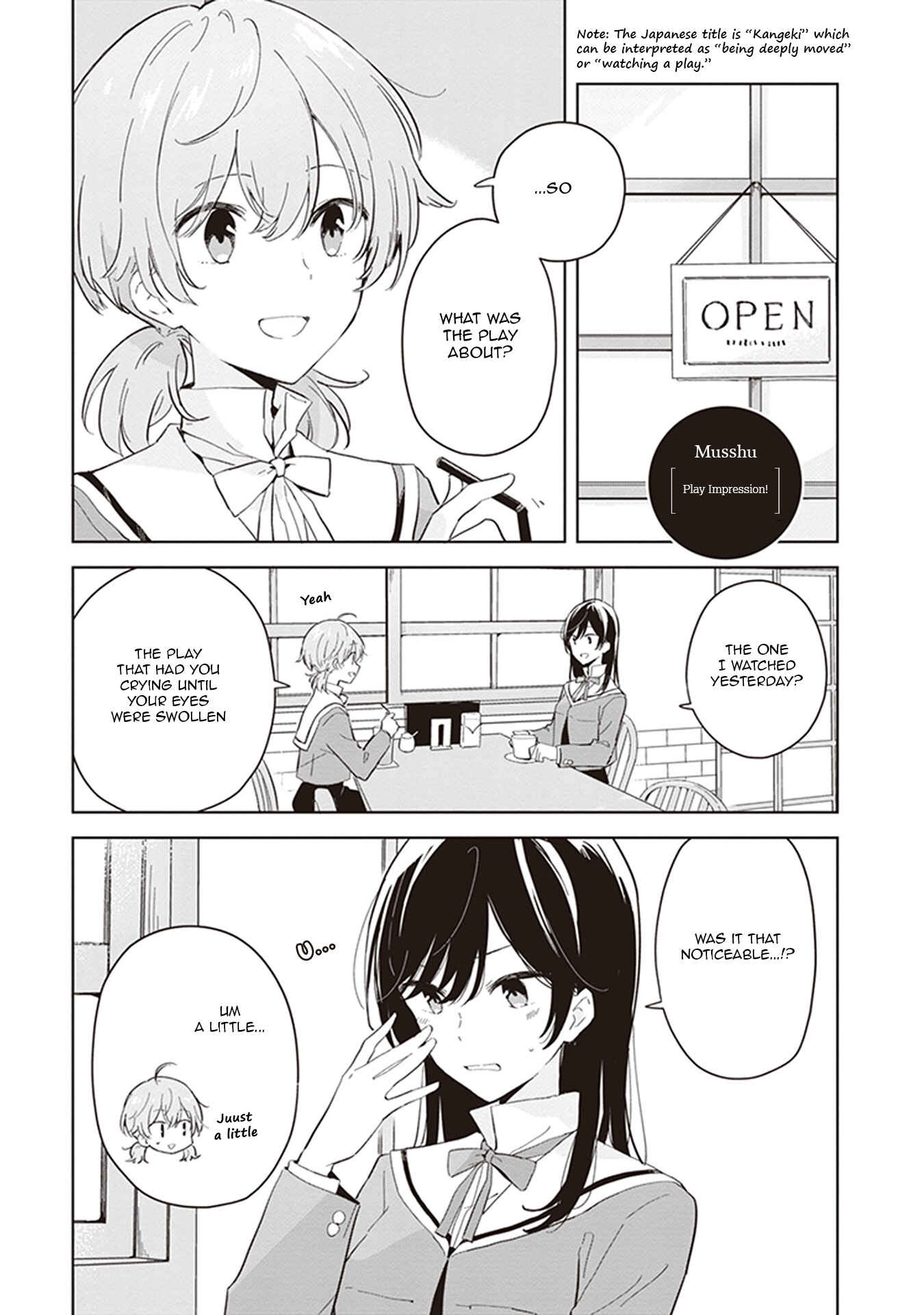 Page 1 Chapter 11 Bloom Into You Anthology
