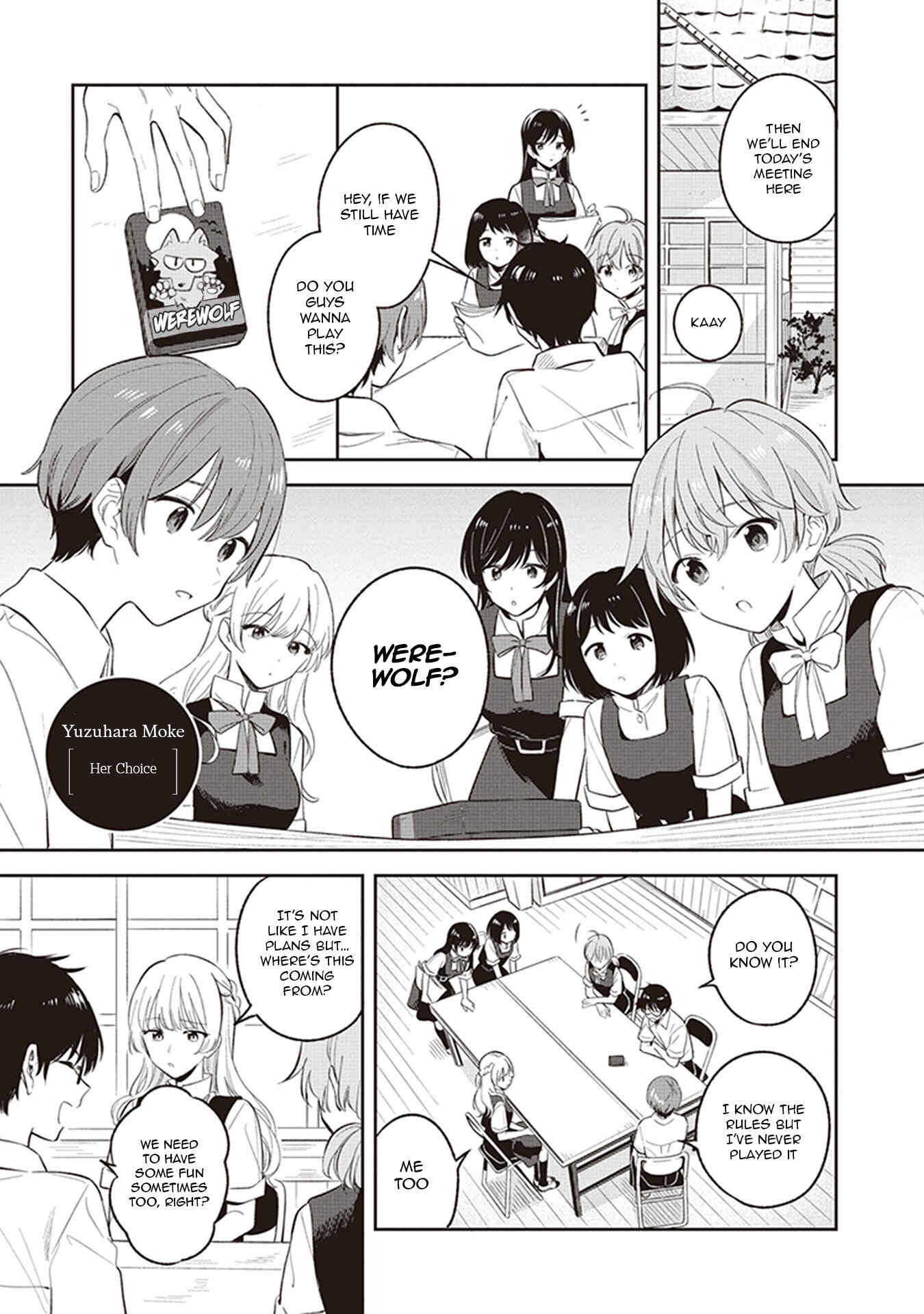 Page 1 Chapter 4 Bloom Into You Anthology