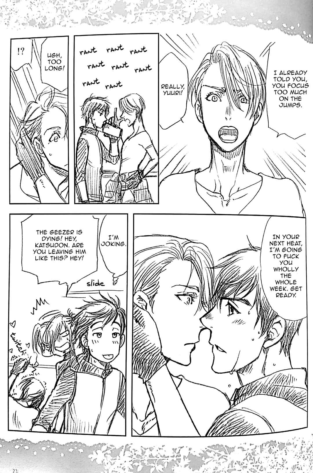 Page 23 Chapter Unknown_89a0 Yuri!!! on Ice - Love x Ree x Baby (Doujinshi)