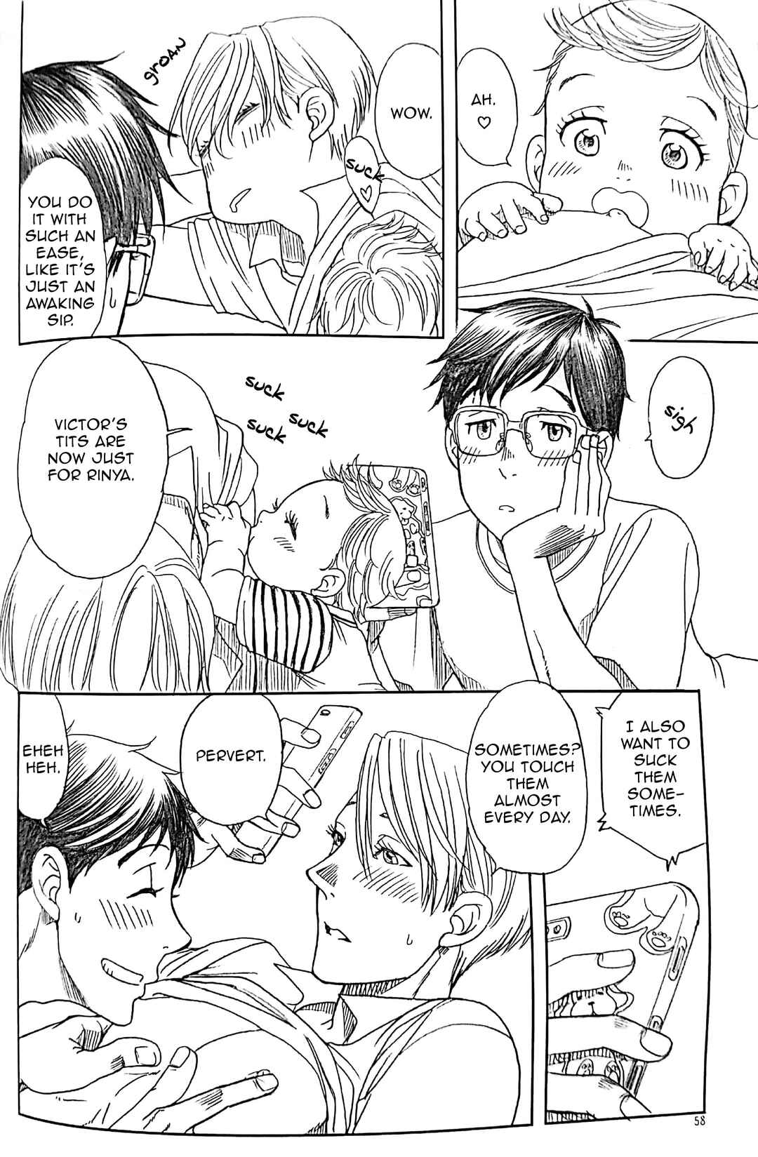 Page 58 Chapter Unknown_89a0 Yuri!!! on Ice - Love x Ree x Baby (Doujinshi)