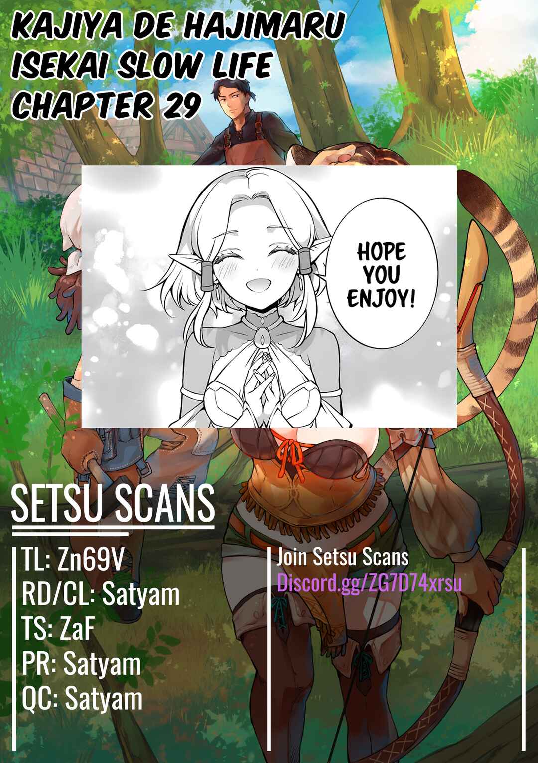 Page 1 Chapter 29 Kajiya de Hajimeru Isekai Slow Life