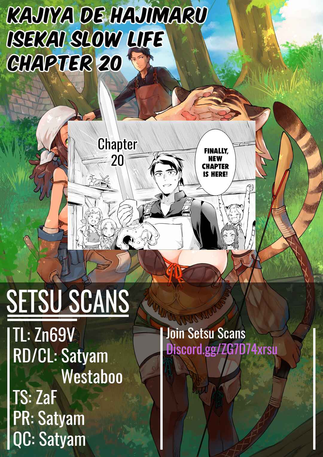 Page 1 Chapter 20 Kajiya de Hajimeru Isekai Slow Life