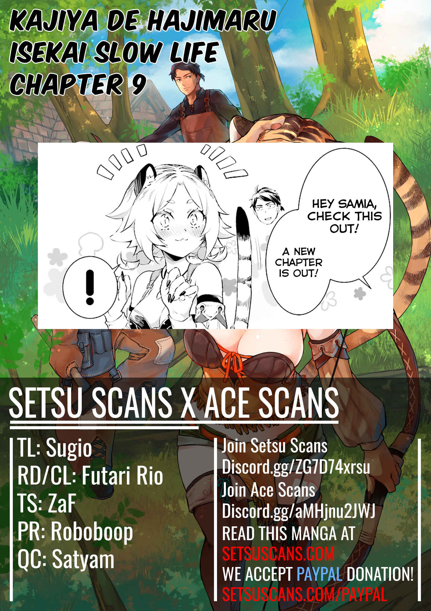 Page 1 Chapter 9 Kajiya de Hajimeru Isekai Slow Life