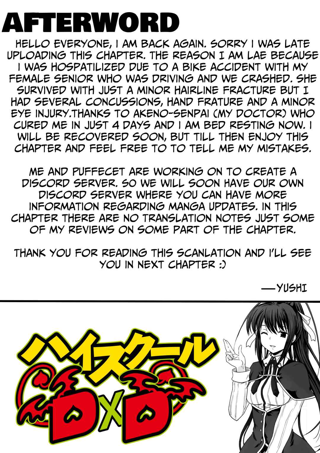 Page 19 Chapter 36 High School DxD