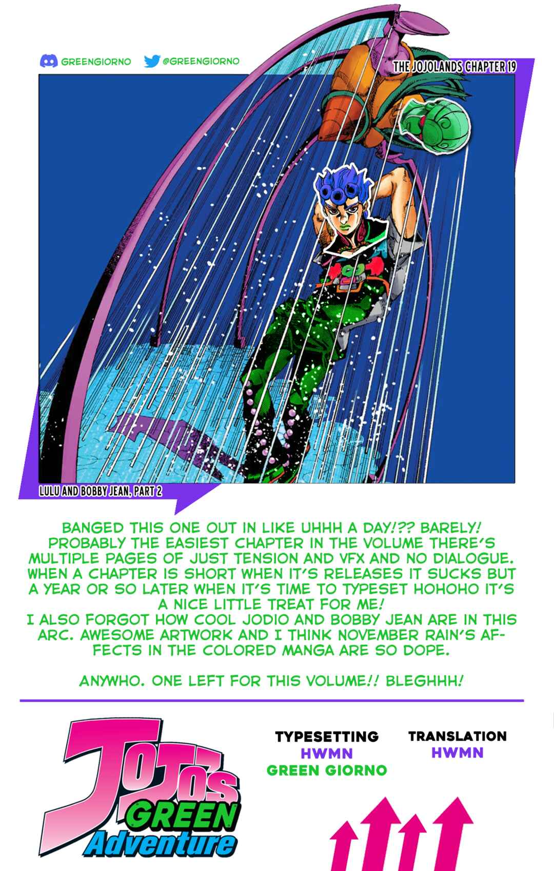 Page 35 Chapter 19 JoJos Bizarre Adventure, Part 9: The JOJOLands (Official Colored)