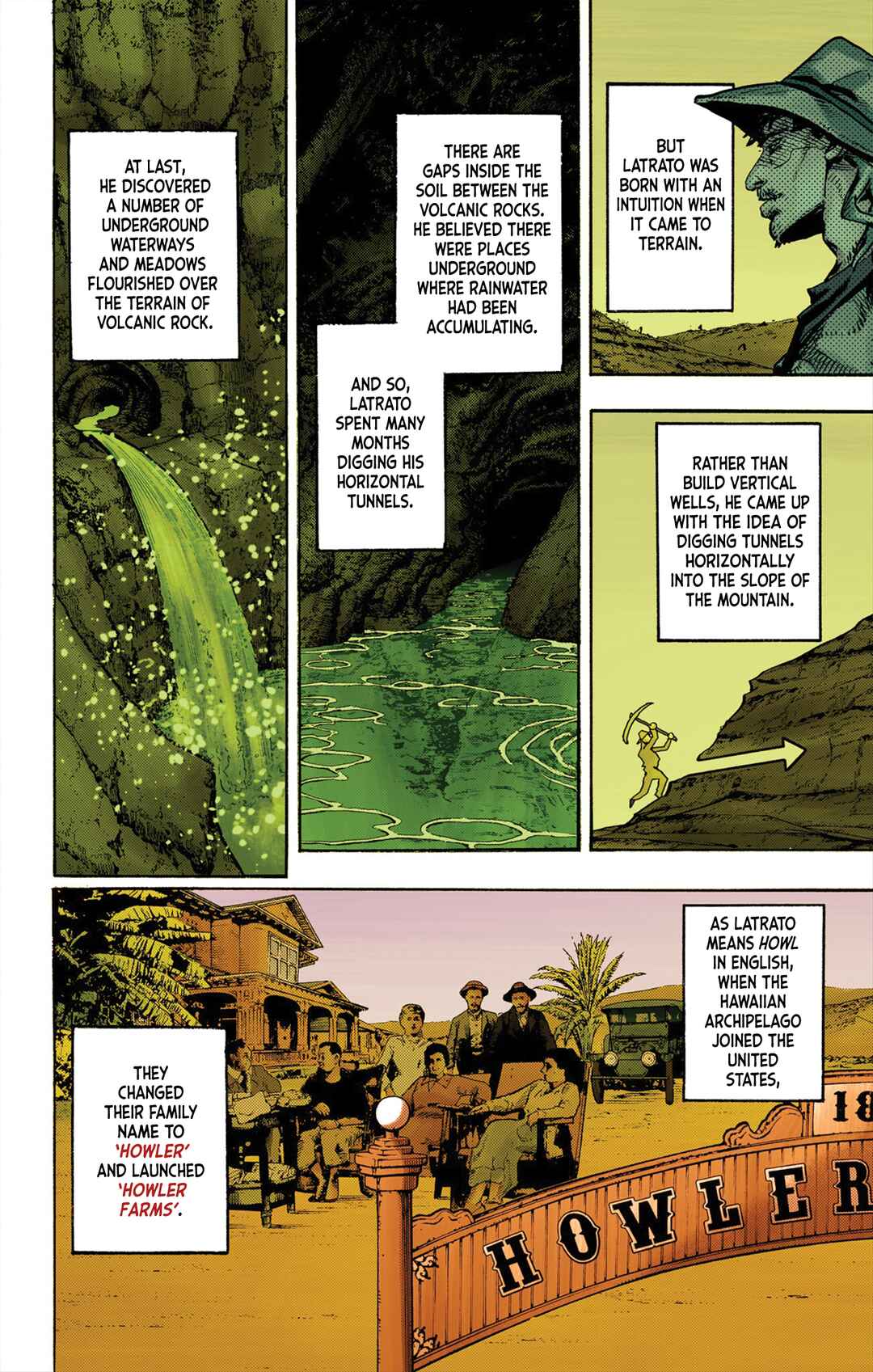 Page 4 Chapter 19 JoJos Bizarre Adventure, Part 9: The JOJOLands (Official Colored)