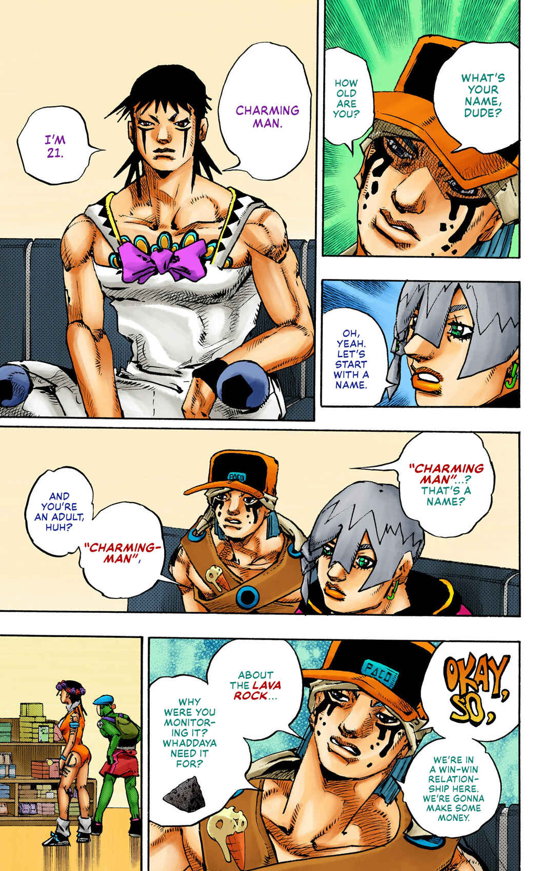 Page 12 Chapter 12 JoJos Bizarre Adventure, Part 9: The JOJOLands (Official Colored)