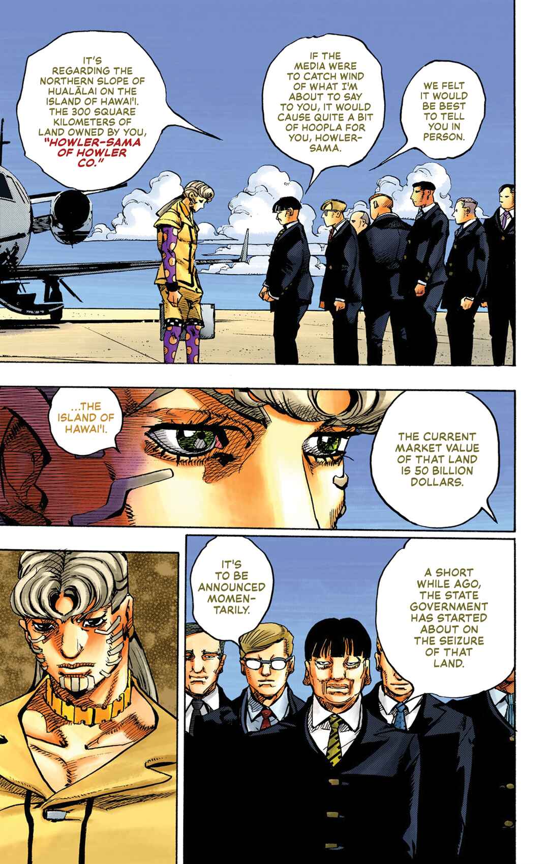 Page 13 Chapter 17 JoJos Bizarre Adventure, Part 9: The JOJOLands (Official Colored)