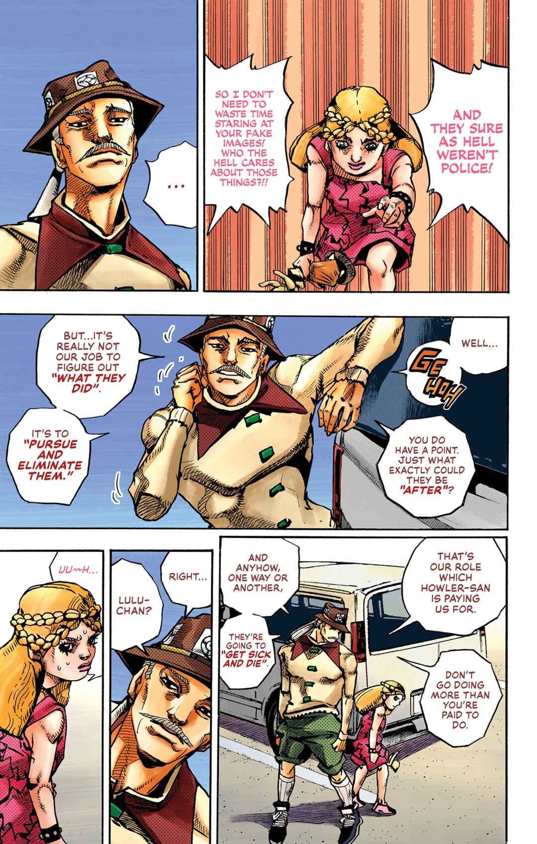 Page 23 Chapter 17 JoJos Bizarre Adventure, Part 9: The JOJOLands (Official Colored)