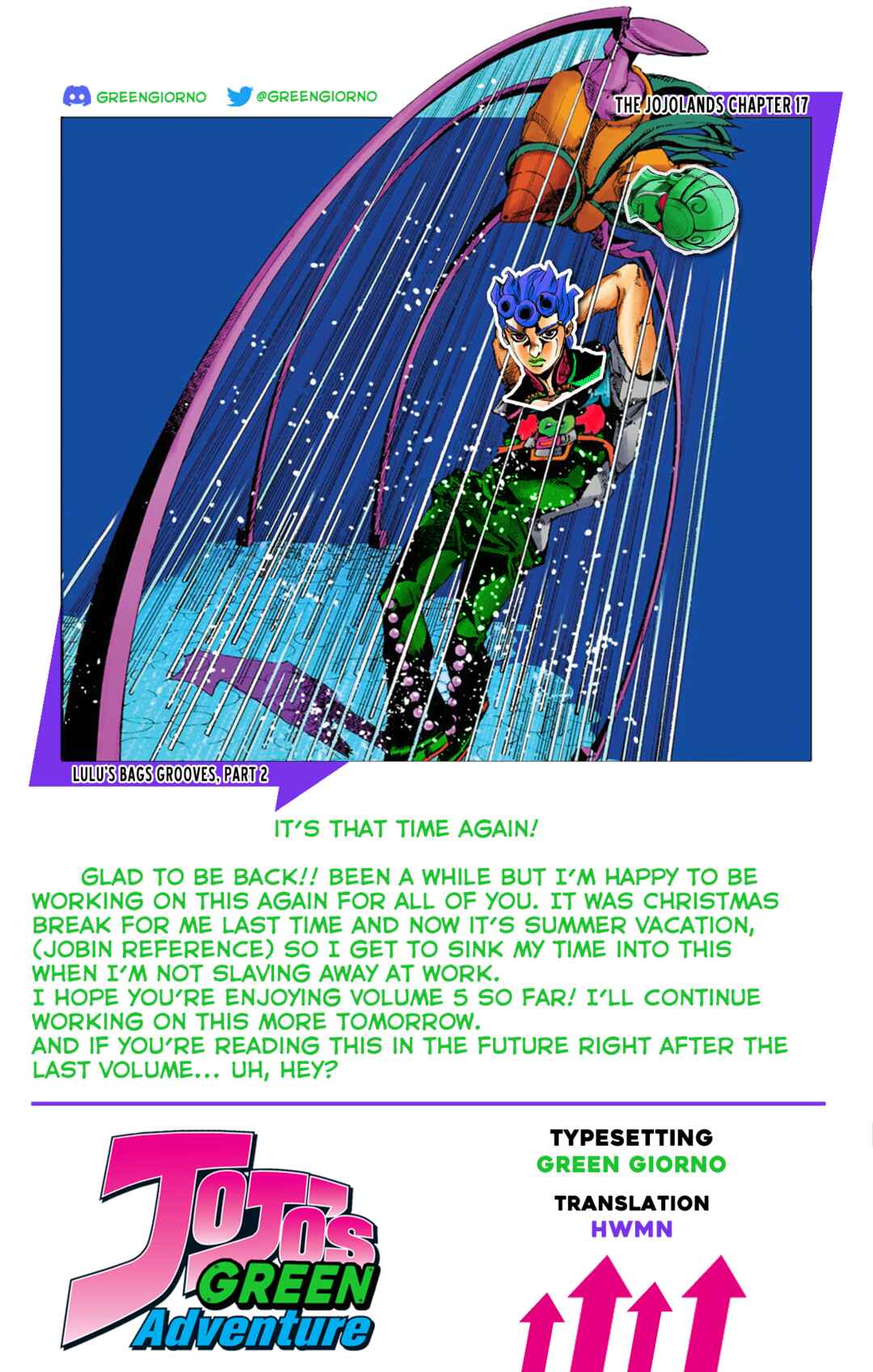 Page 47 Chapter 17 JoJos Bizarre Adventure, Part 9: The JOJOLands (Official Colored)