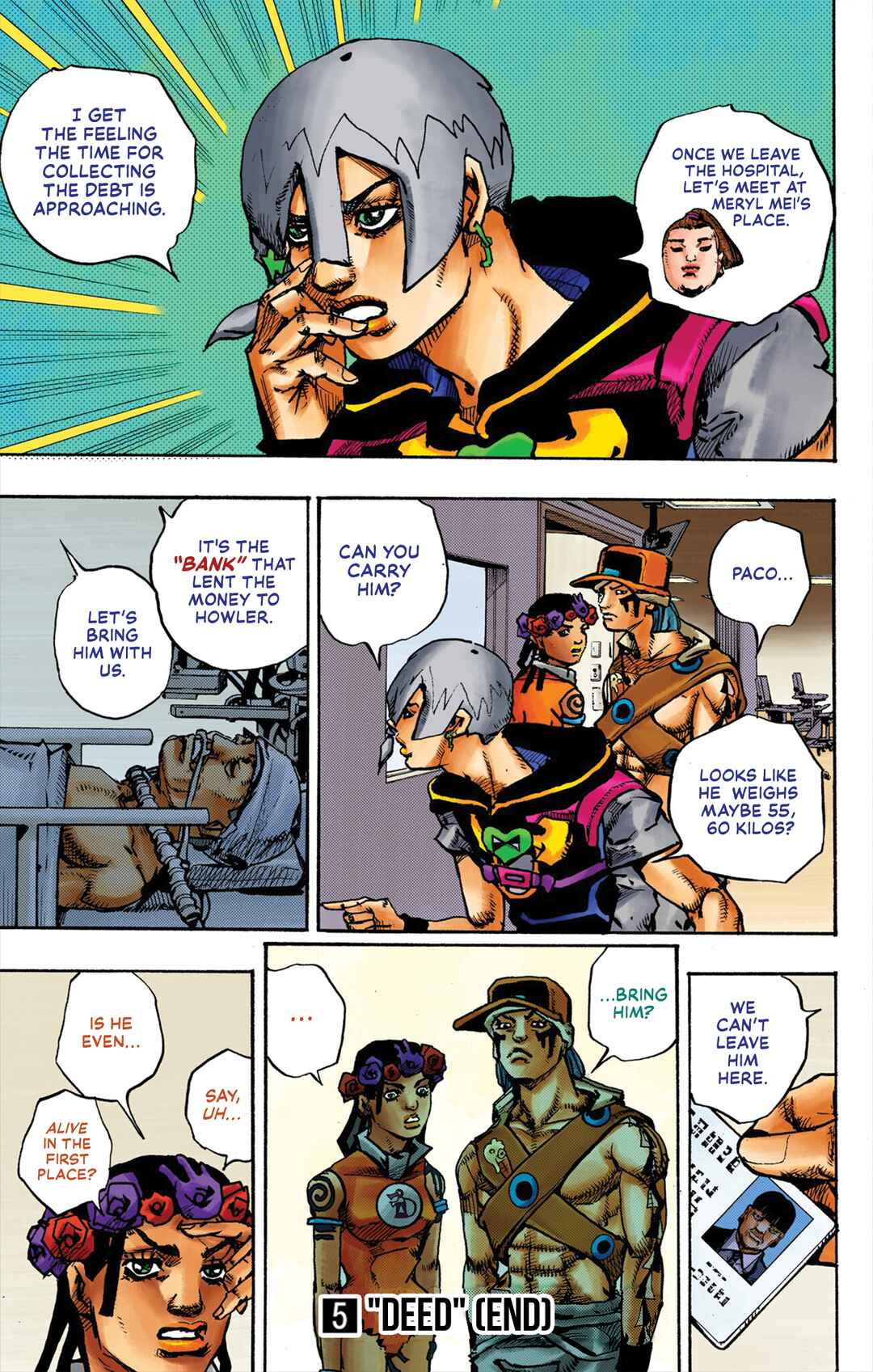 Page 38 Chapter 20 JoJos Bizarre Adventure, Part 9: The JOJOLands (Official Colored)