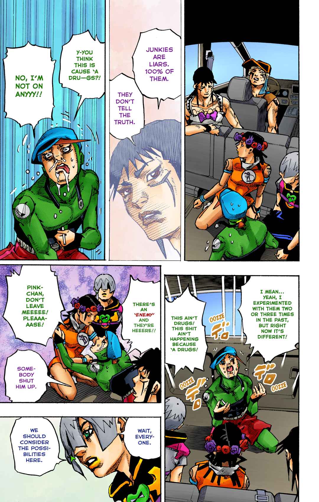 Page 13 Chapter 15 JoJos Bizarre Adventure, Part 9: The JOJOLands (Official Colored)