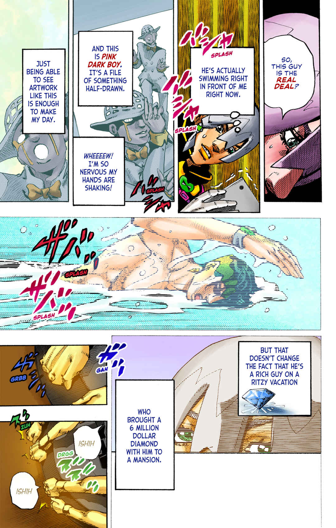 Page 4 Chapter 3 JoJos Bizarre Adventure, Part 9: The JOJOLands (Official Colored)