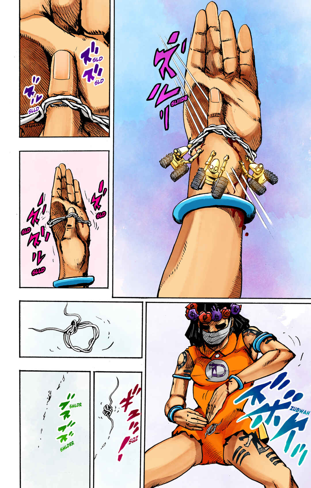 Page 12 Chapter 4 JoJos Bizarre Adventure, Part 9: The JOJOLands (Official Colored)