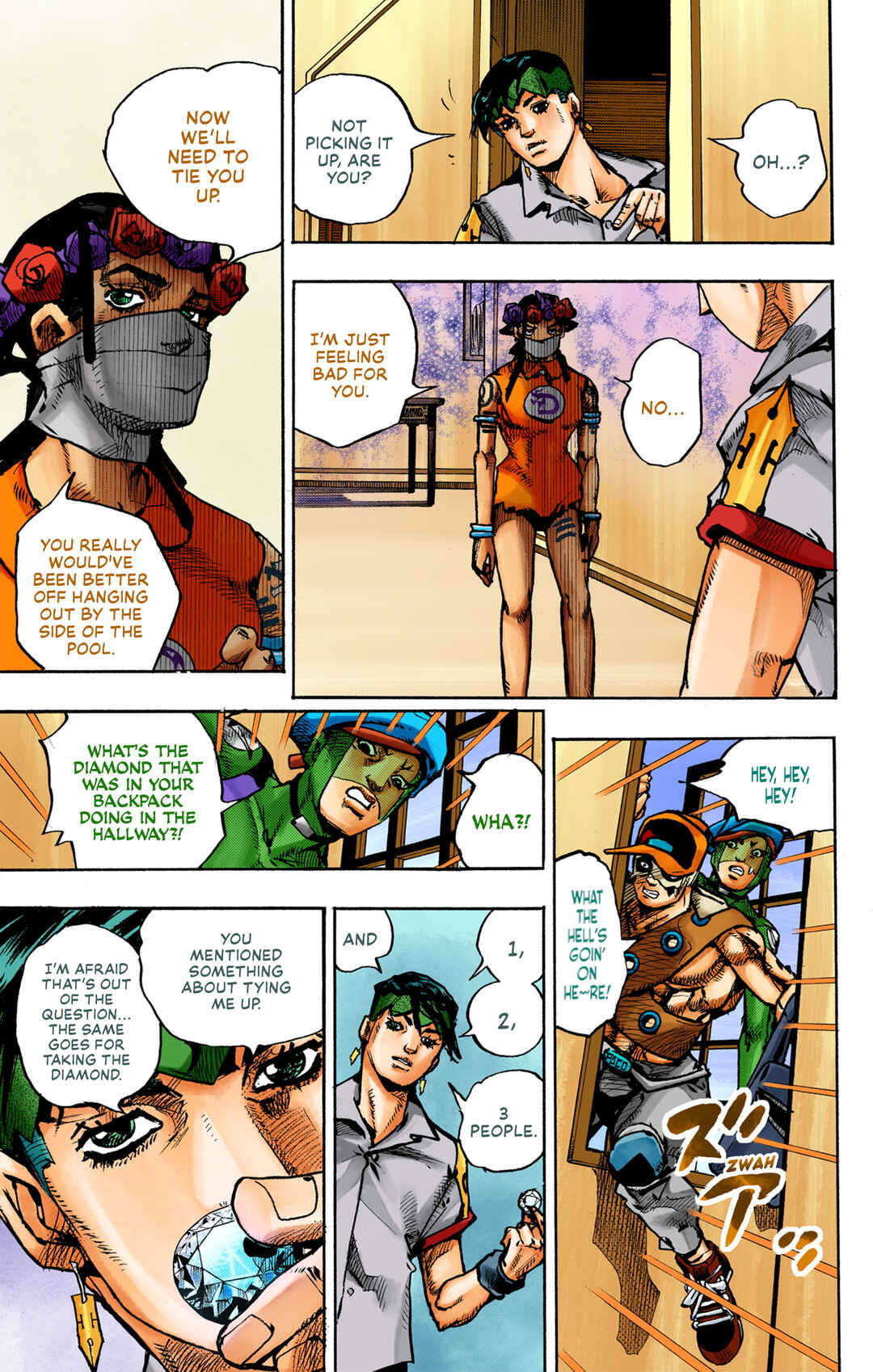 Page 23 Chapter 4 JoJos Bizarre Adventure, Part 9: The JOJOLands (Official Colored)