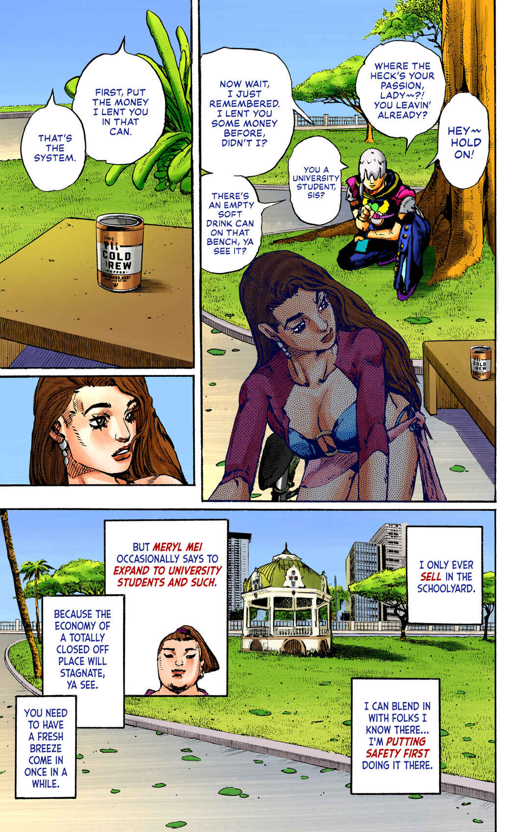 Page 4 Chapter 2 JoJos Bizarre Adventure, Part 9: The JOJOLands (Official Colored)