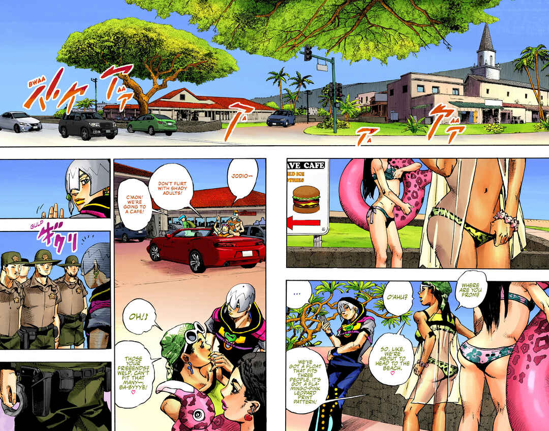Page 2 Chapter 8 JoJos Bizarre Adventure, Part 9: The JOJOLands (Official Colored)