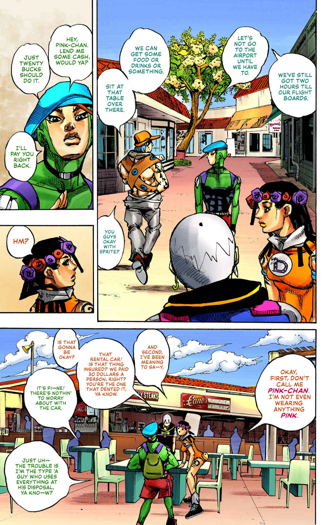 Page 4 Chapter 8 JoJos Bizarre Adventure, Part 9: The JOJOLands (Official Colored)