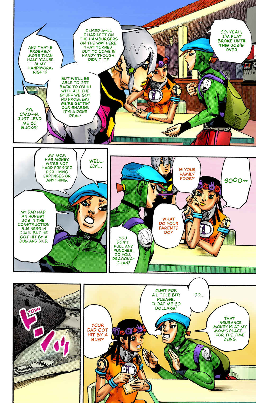 Page 5 Chapter 8 JoJos Bizarre Adventure, Part 9: The JOJOLands (Official Colored)