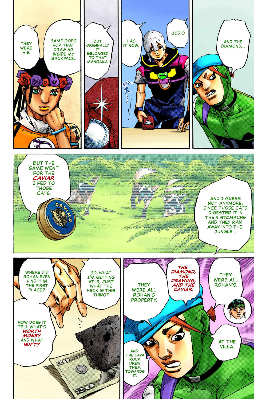 Page 7 Chapter 8 JoJos Bizarre Adventure, Part 9: The JOJOLands (Official Colored)