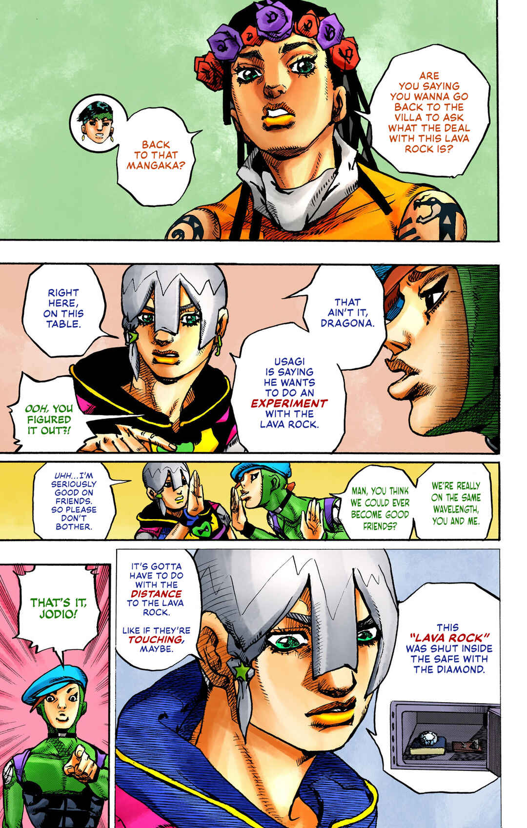 Page 8 Chapter 8 JoJos Bizarre Adventure, Part 9: The JOJOLands (Official Colored)