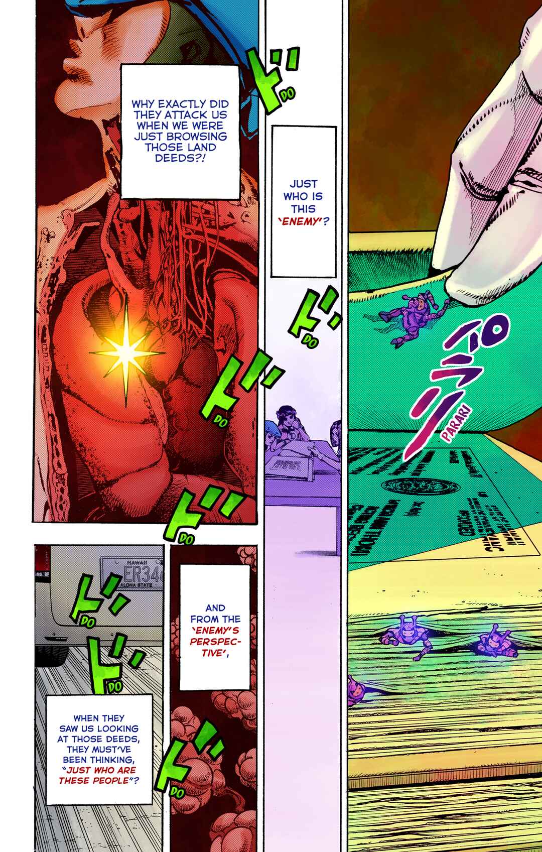 Page 3 Chapter 16 JoJos Bizarre Adventure, Part 9: The JOJOLands (Official Colored)