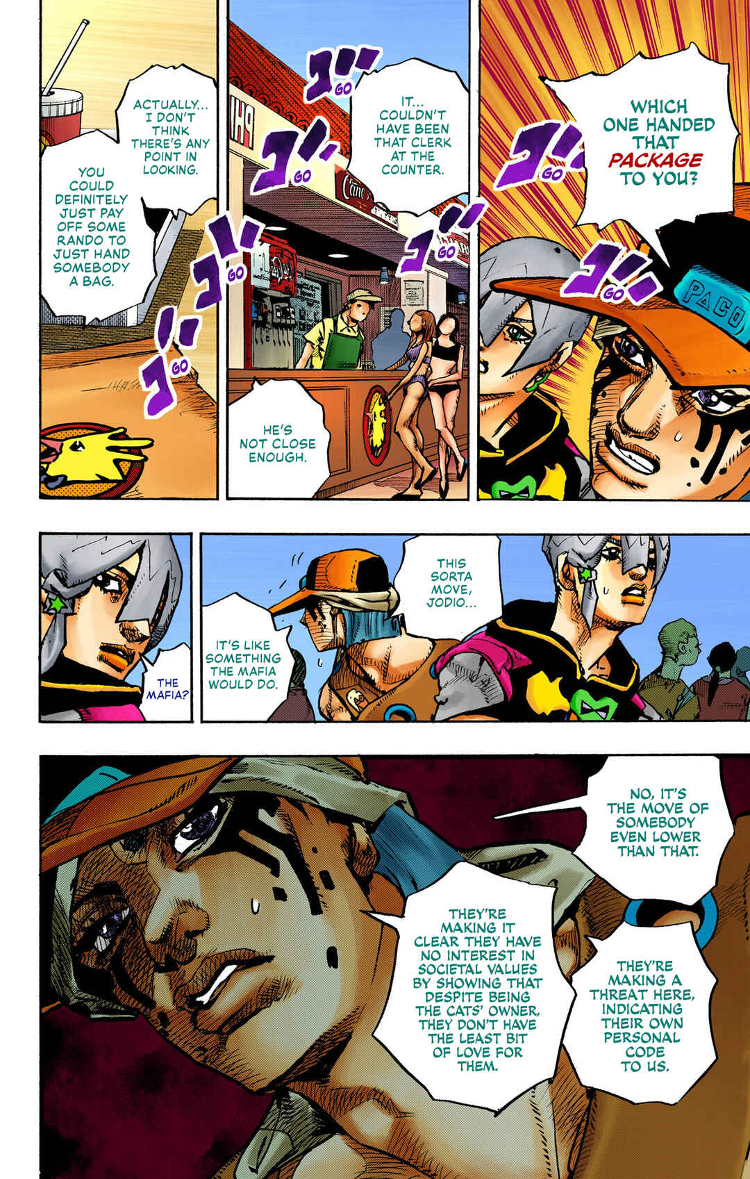 Page 10 Chapter 9 JoJos Bizarre Adventure, Part 9: The JOJOLands (Official Colored)