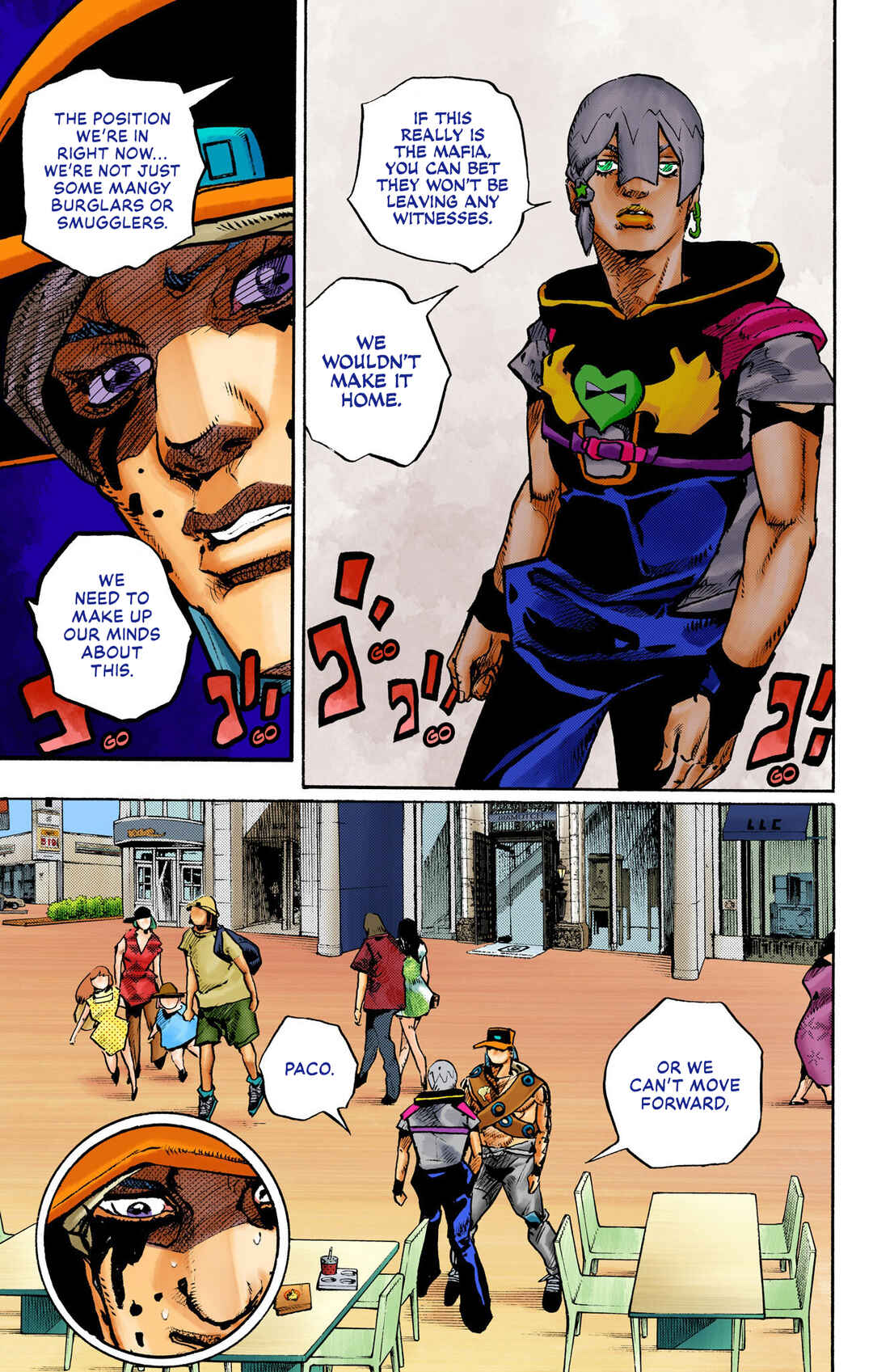 Page 15 Chapter 9 JoJos Bizarre Adventure, Part 9: The JOJOLands (Official Colored)