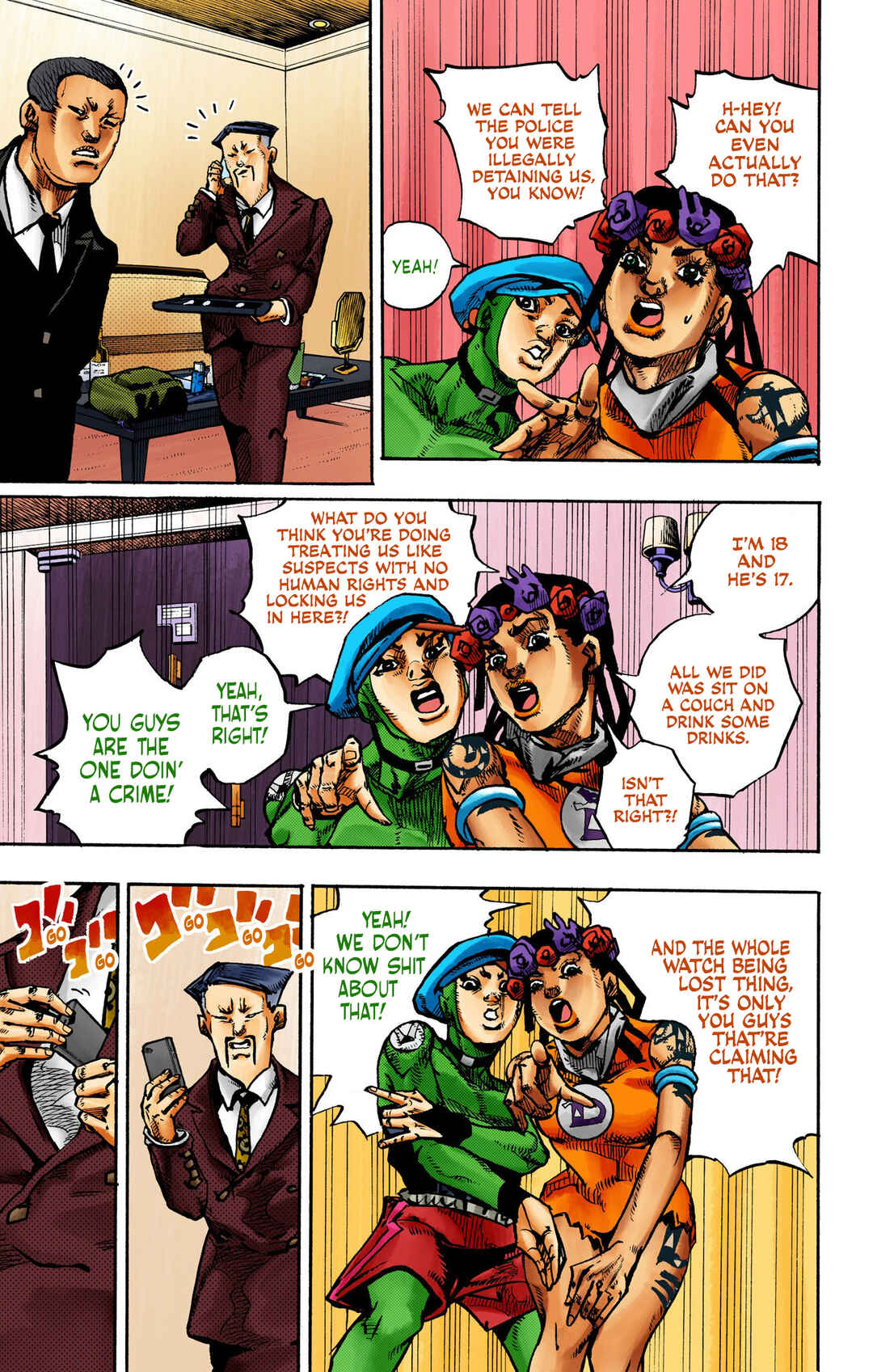 Page 21 Chapter 9 JoJos Bizarre Adventure, Part 9: The JOJOLands (Official Colored)