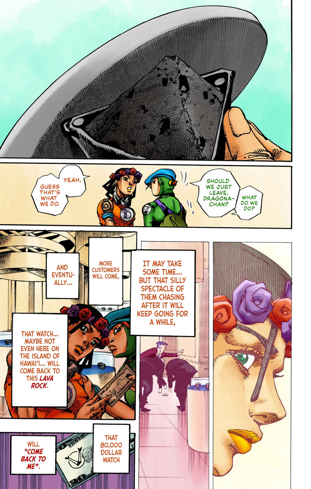 Page 37 Chapter 9 JoJos Bizarre Adventure, Part 9: The JOJOLands (Official Colored)