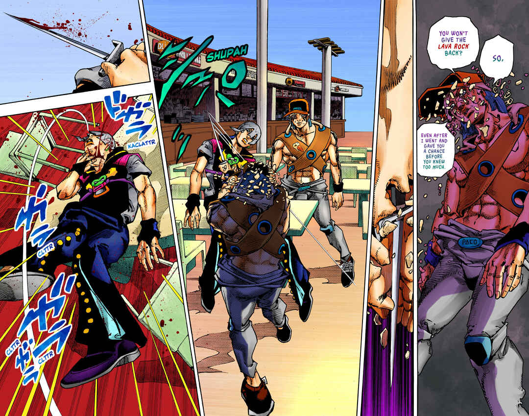Page 44 Chapter 9 JoJos Bizarre Adventure, Part 9: The JOJOLands (Official Colored)