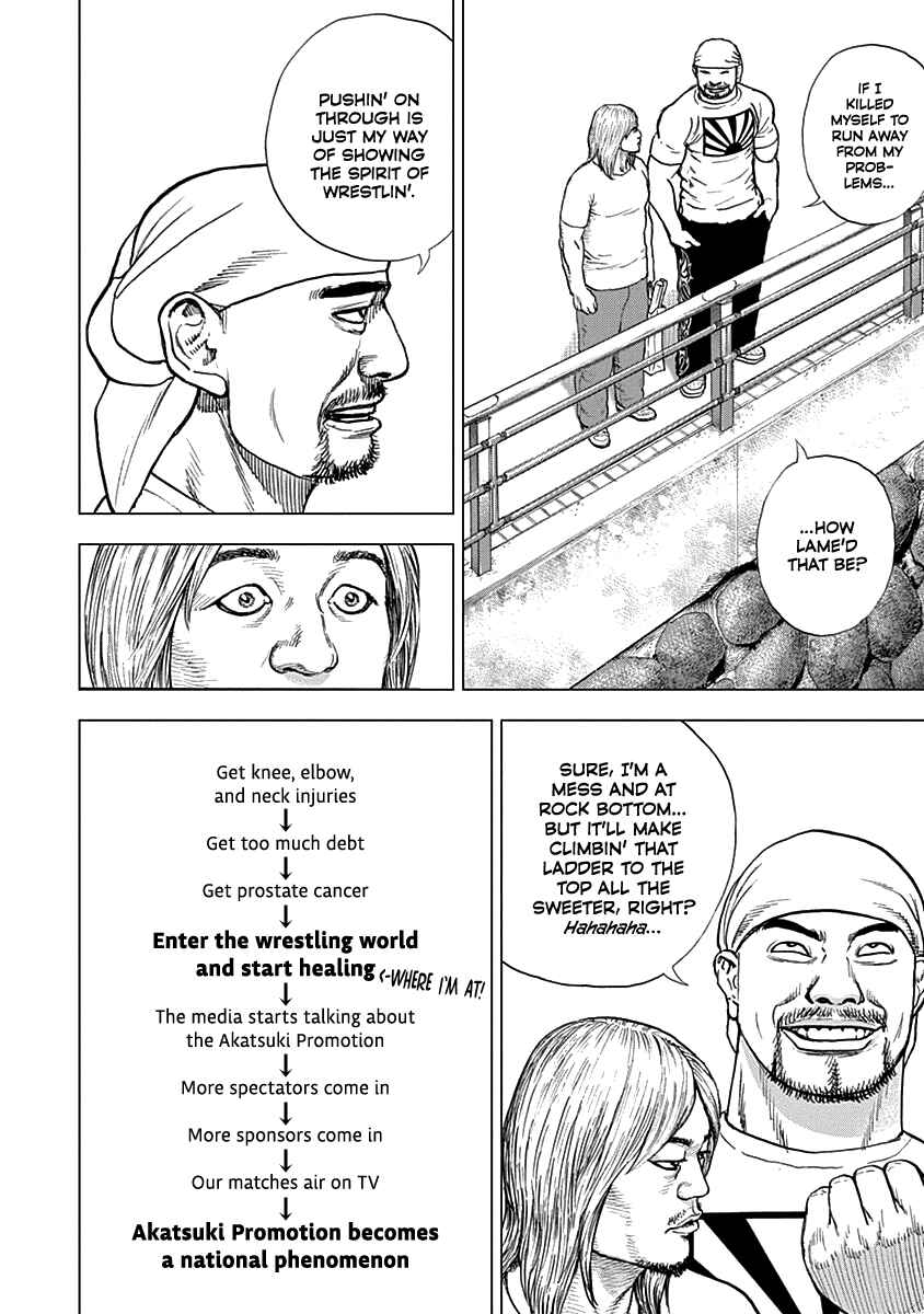 Page 11 Chapter 4 Lock Up: Warera Akatsuki Pro Wrestling-dan