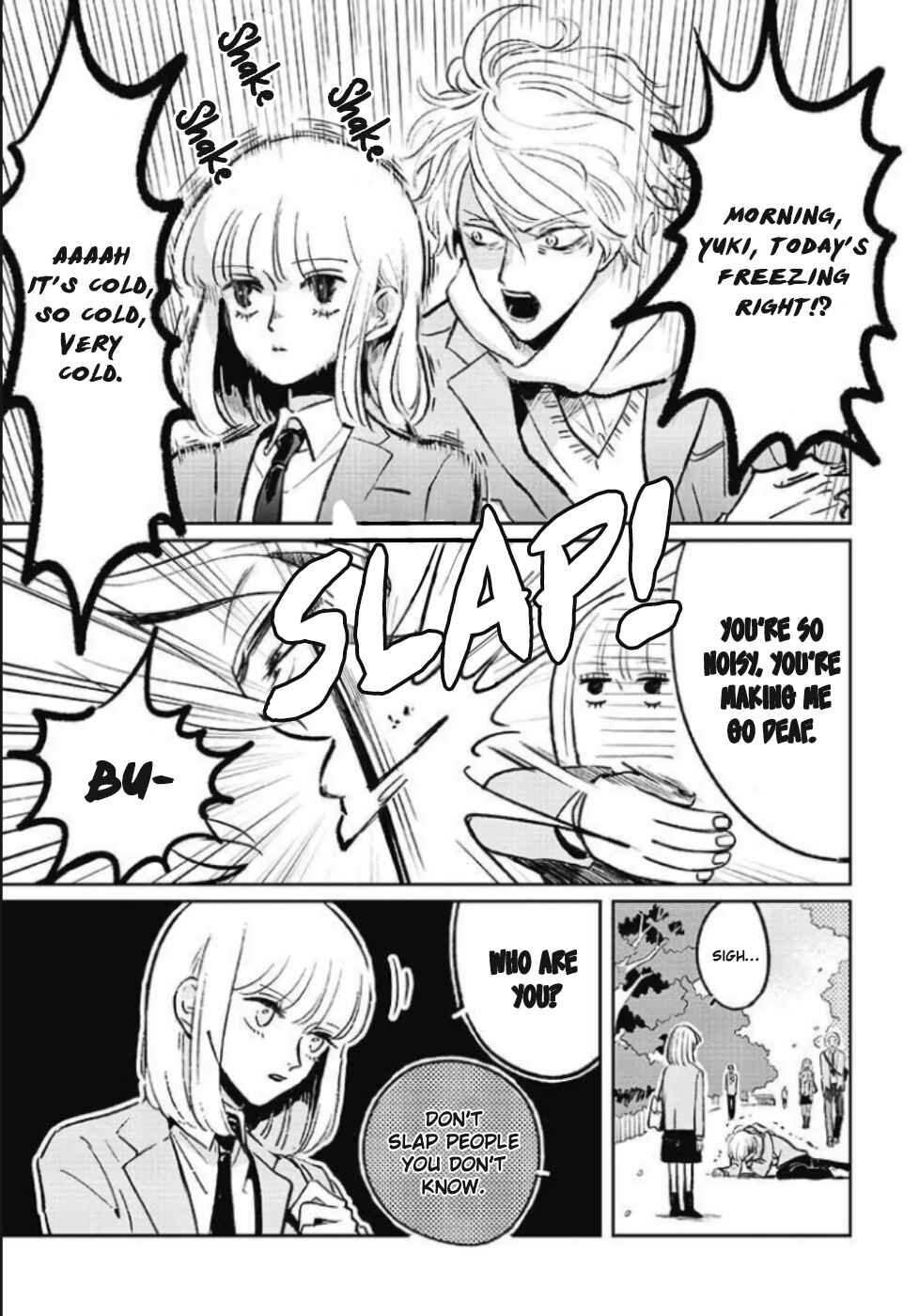 Page 5 Chapter 1 A Boy Sensitive to Cold & a Hard-Boiled Girl