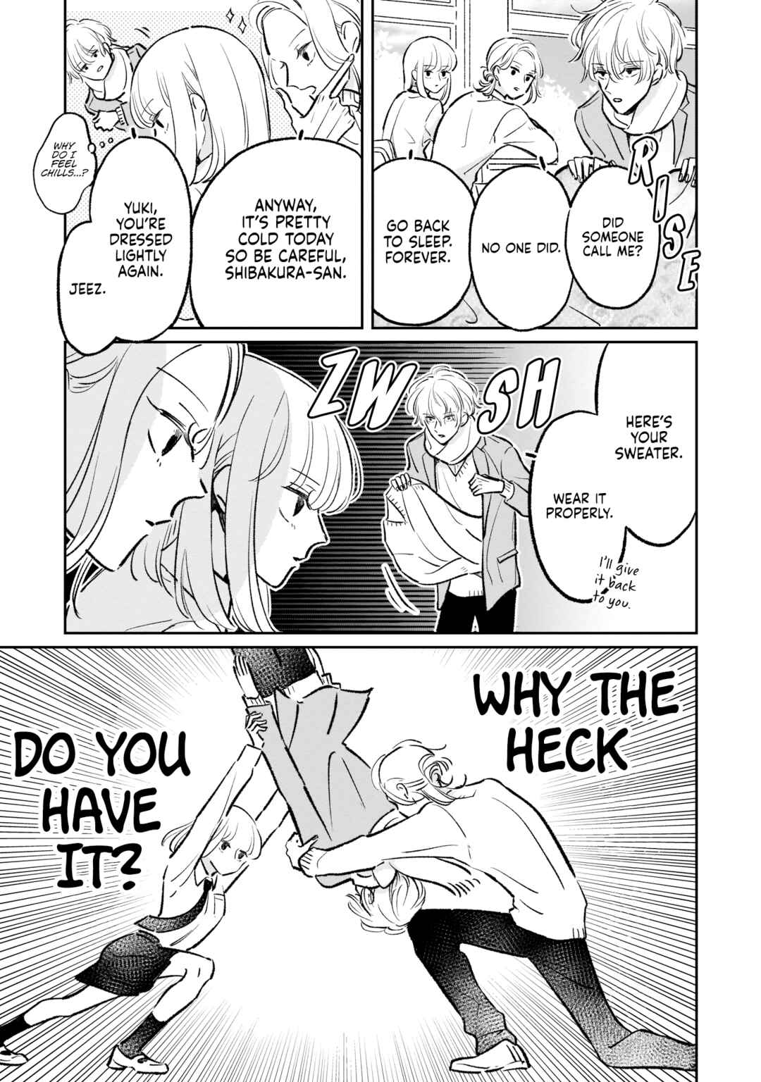 Page 8 Chapter 6 A Boy Sensitive to Cold & a Hard-Boiled Girl
