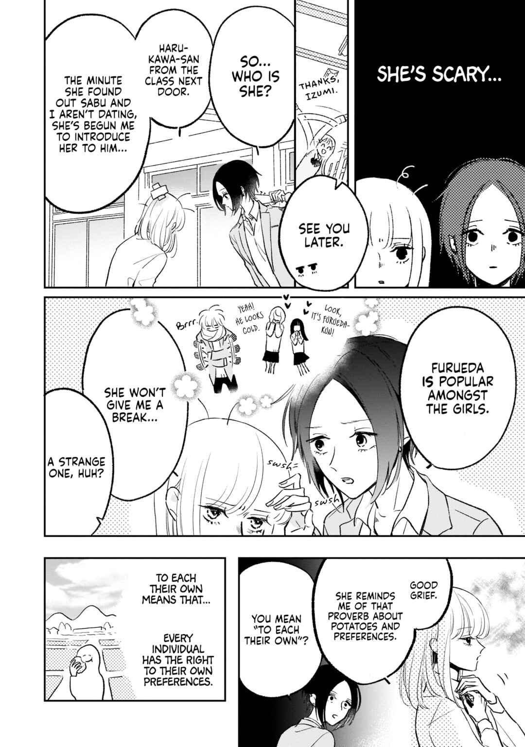 Page 13 Chapter 8 A Boy Sensitive to Cold & a Hard-Boiled Girl