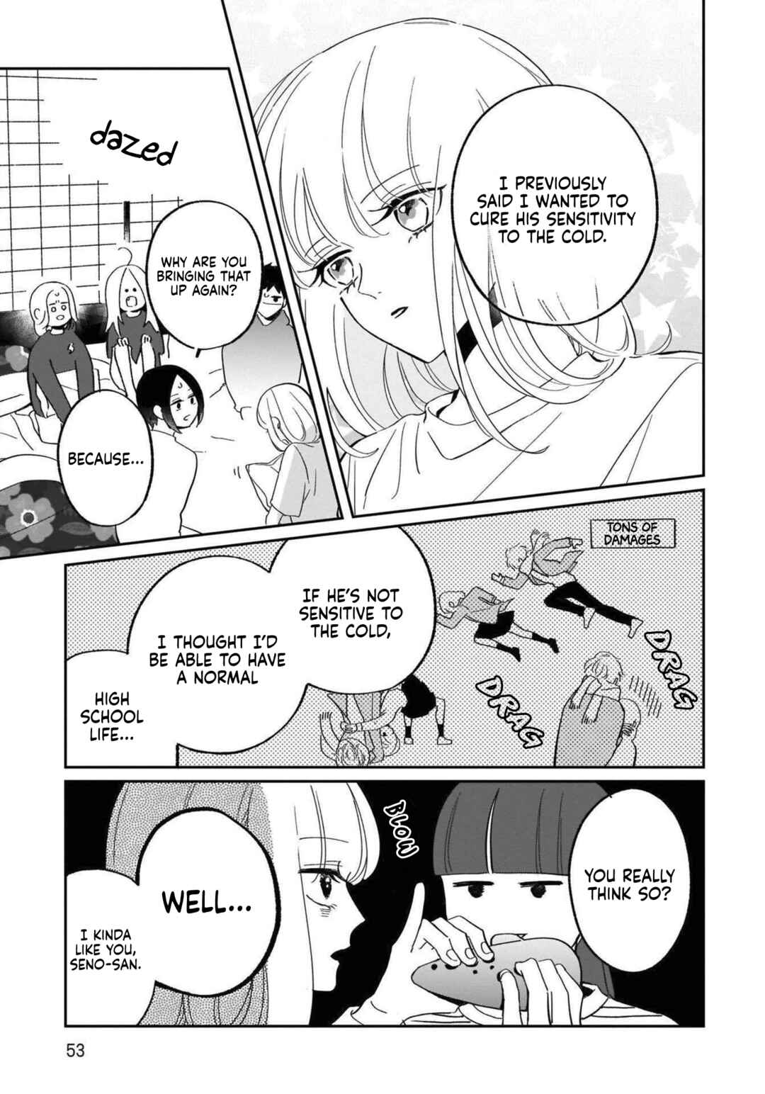 Page 14 Chapter 12 A Boy Sensitive to Cold & a Hard-Boiled Girl