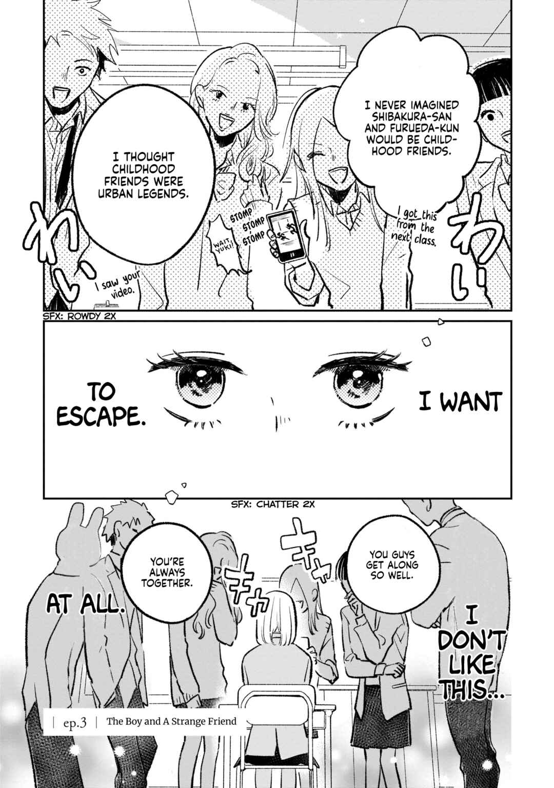 Page 4 Chapter 3 A Boy Sensitive to Cold & a Hard-Boiled Girl