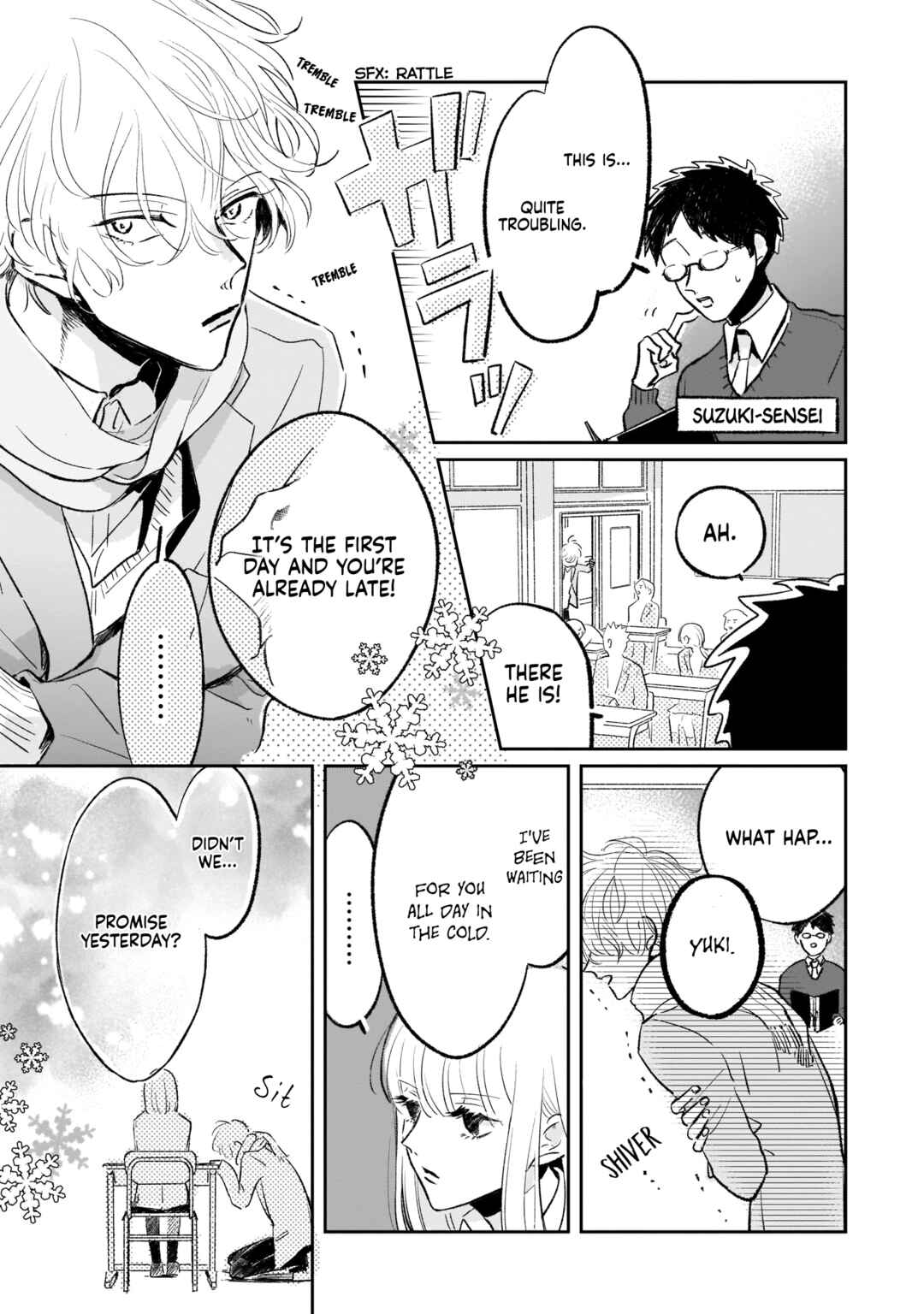 Page 6 Chapter 2 A Boy Sensitive to Cold & a Hard-Boiled Girl