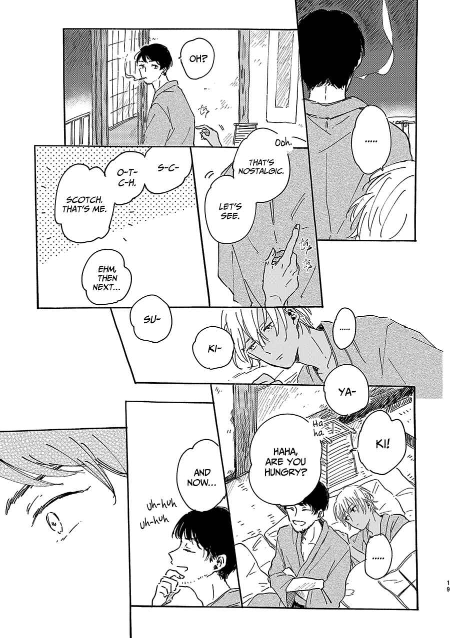 Page 19 Chapter Unknown_0422 Detective Conan - Utsukushii Ao wa Ima mo Koko de Kagayaite Iru (Doujinshi)