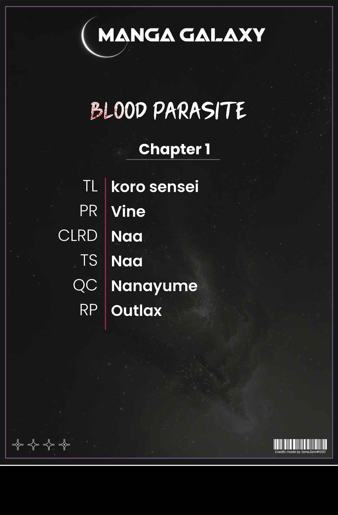 Page 1 Chapter 1 Avenger of Mystical Eyes - Blood Parasite