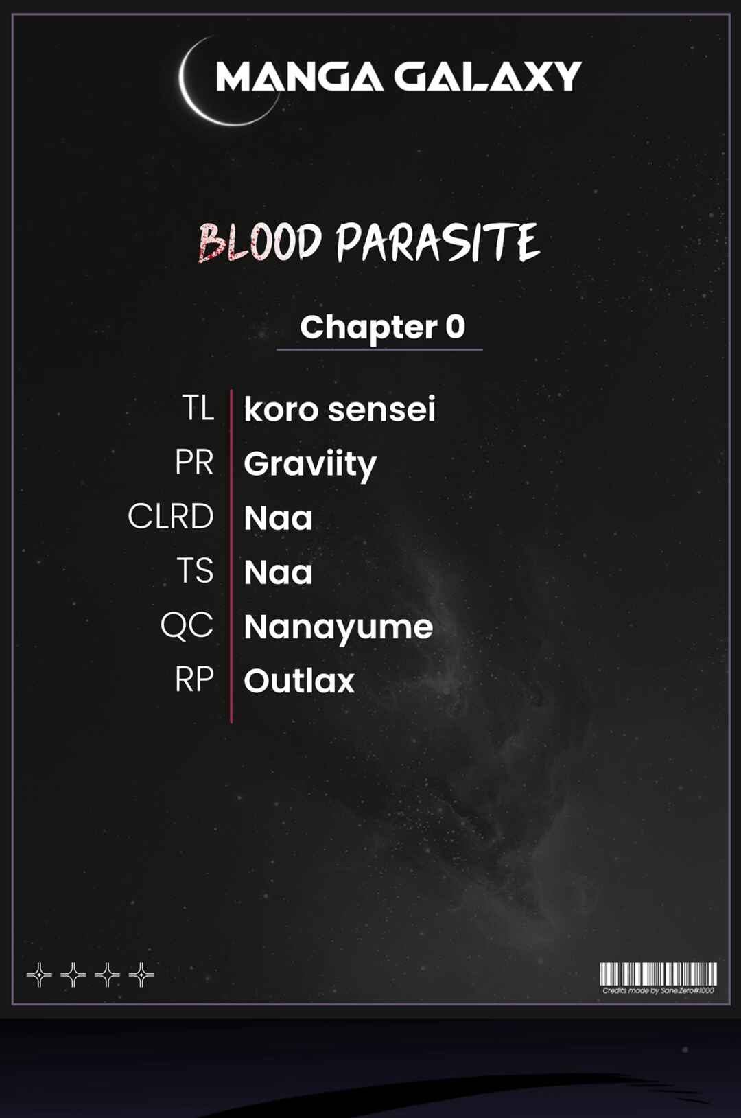 Page 1 Chapter 0 Avenger of Mystical Eyes - Blood Parasite