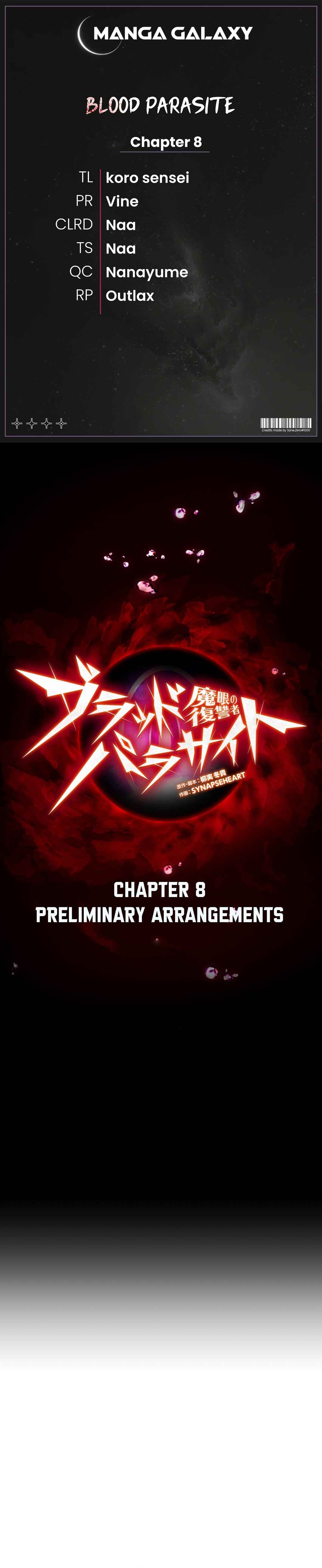 Page 1 Chapter 8 Avenger of Mystical Eyes - Blood Parasite