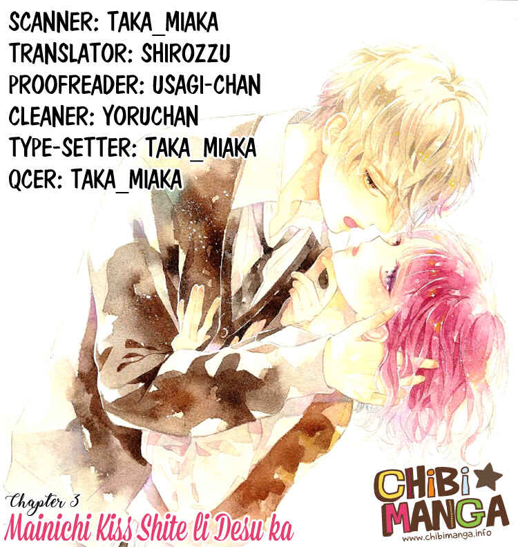 Page 1 Chapter 3 Mainichi Kiss shite ii desu ka?