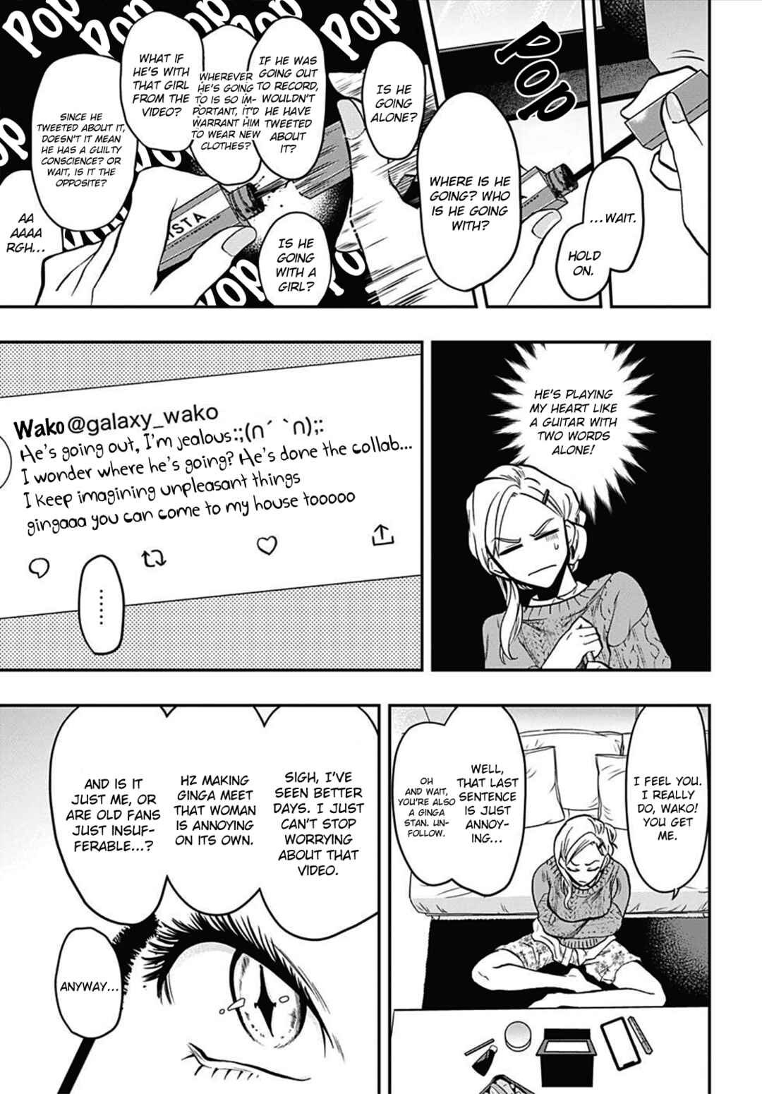 Page 9 Chapter 55 Gachi Koi Nenchakujuu ~Net Haishinsha no Kanojo ni naritakute~