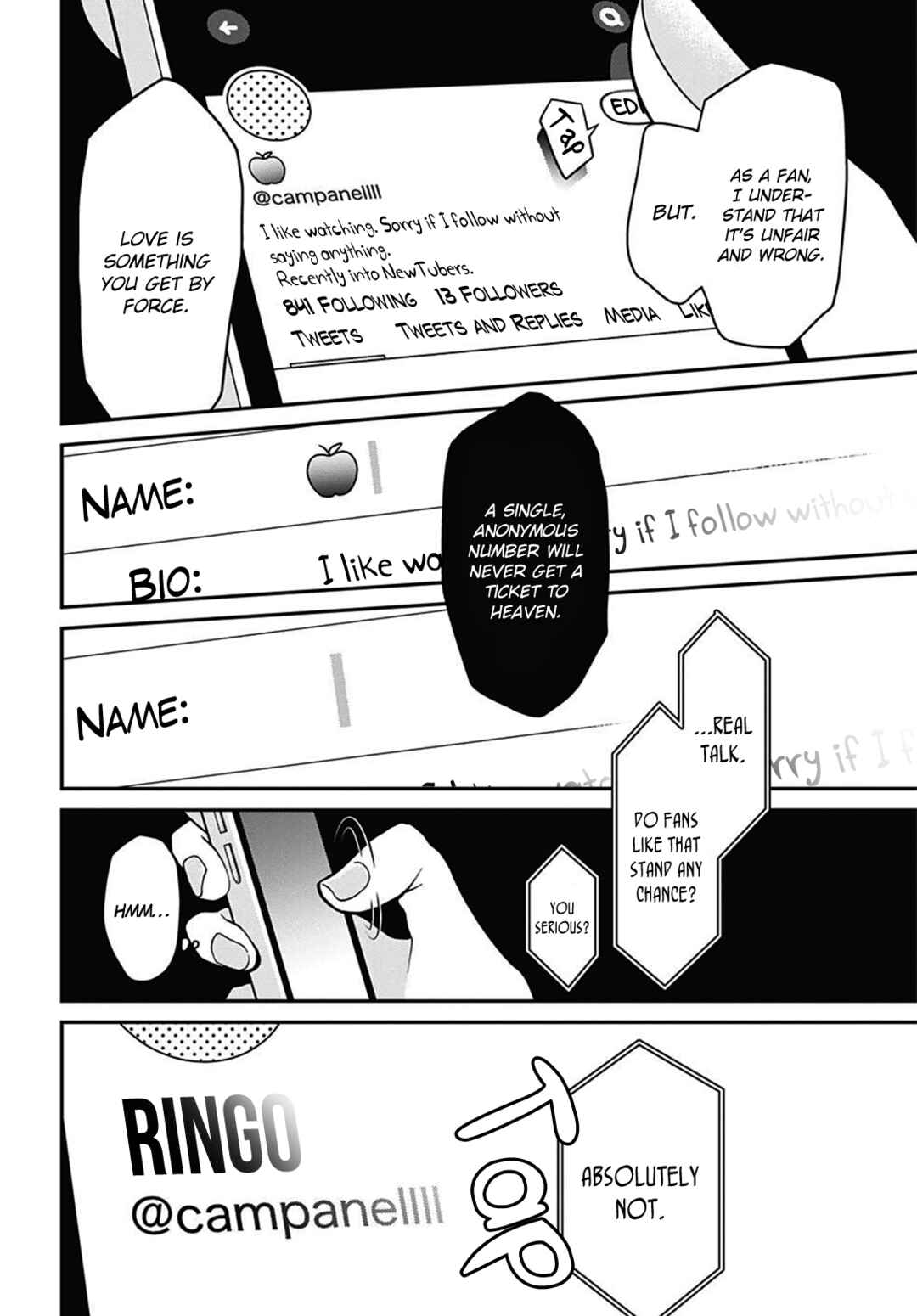 Page 14 Chapter 53 Gachi Koi Nenchakujuu ~Net Haishinsha no Kanojo ni naritakute~