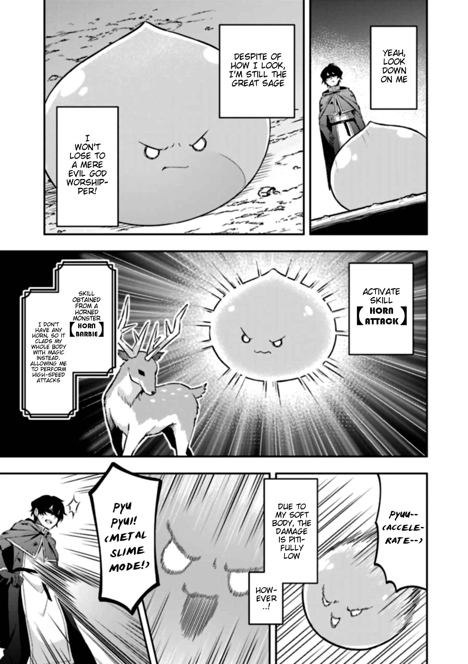 Page 14 Chapter 4 Slime Tensei. Daikenja ga Youjo Elf ni Dakishimeraretemasu