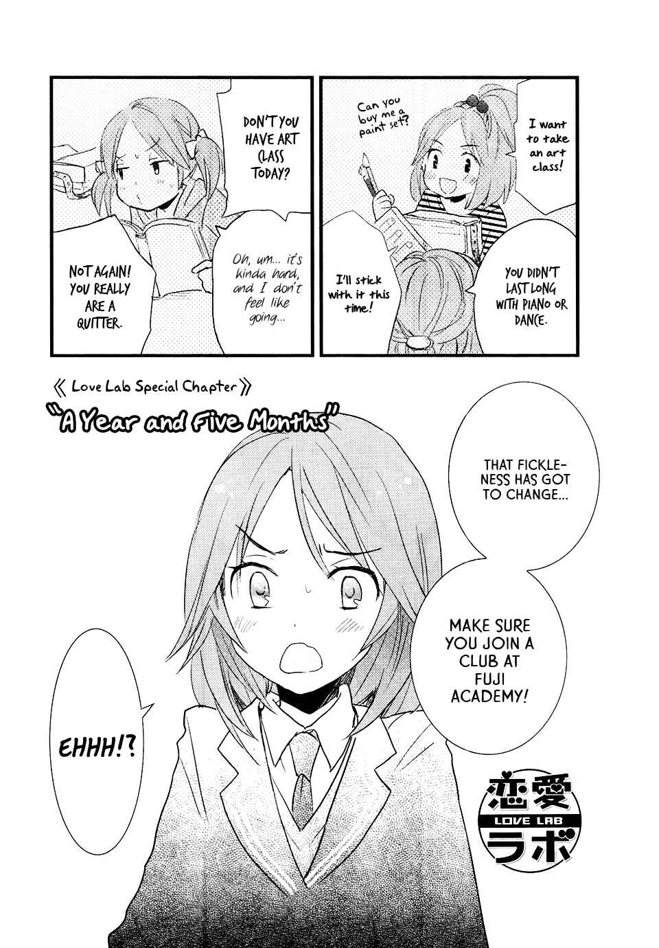 Page 1 Chapter 12 Love Lab